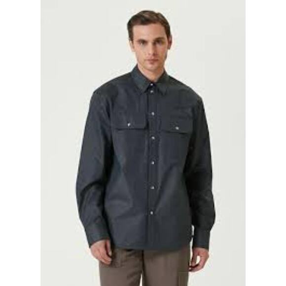 Shacket Detailed Pockets Collar - Picture 1 of 5